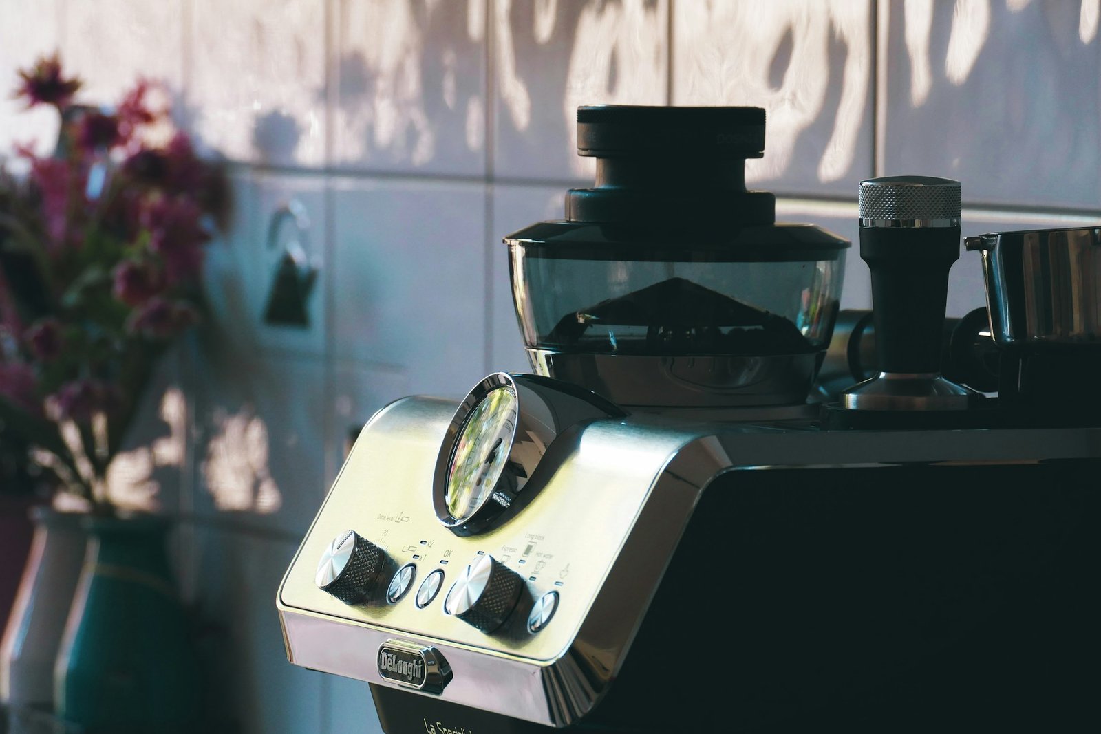 Neue Kaffeemaschine in der Küche